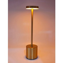 3 Renk Yanma Modlu Altın Renk Masa Lambası CT-8431