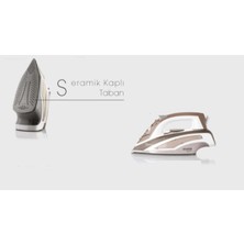 Buharlı Ütü, Parlak Beyaz, Kolay ve Hızlı Ütüleme Keyfi