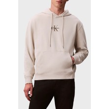 Calvin Klein Logolu Pamuklu Relaxed Fit Kapüşonlu Sweat LV04RD243G67U Erkek Sweat LV04RD243G 67U