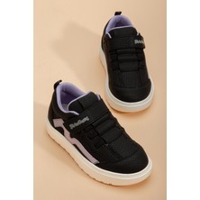 Şirinbebe Şiringenç Kız Çocuk Spor Ayakkabı Ortopedik Lila Cırtlı