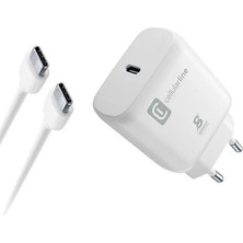 Cellularlıne Samsung Super Fast Charge Pd 25W Şarj Kiti Adaptör + Kablo Beyaz