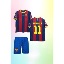 Barcelon'a Neymar Retro Futbol Çocuk Forması 2'li Set Forma+Short