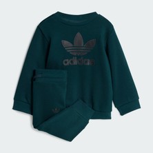 adidas Bebek  Yeşil  Eşofman CREW SET JY0140