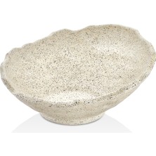 Külsan 26028.WG - Slanted Krem Granit Efektli Kase 28,2X27,5 Cm, Thermoset Melamin