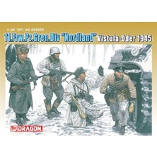 Dragon 6455 1/35 Ölçek, 11.frw.pz.bombacı Timi (Nordland) Asker Figürleri Plastik Model Kiti