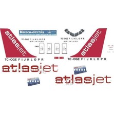 Nazca Decals ATJ001B 1/144 Ölçek, Atlasjet A320