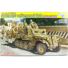Dragon 6677 1/35 Ölçek, Sd.kfz.10/5 W/armor Cab Fur 2cm Flak 38, Hafif Yarı Paletli Personel Taşıyıcı Plastik Model Kiti