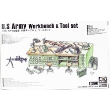 Afv Club AF35302 1/35 Ölçek, Us Army Workbench & Tool Set, Plastik Model Kiti