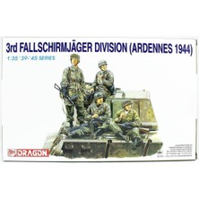 Dragon 6113 1/35 Ölçek, 3.paraşütcü Timi Figürleri, Plastik Model Kiti