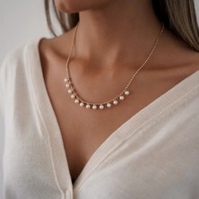 Dot Inci Altın Kolye