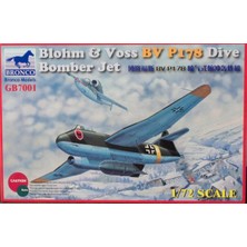 Bronco GB7001 1/72 Ölçek, Blohm And Voss Bv P178 Dive Bomber Jet, Plastik Model Kiti