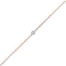 Baget Pırlantalı Ataç Bileklik