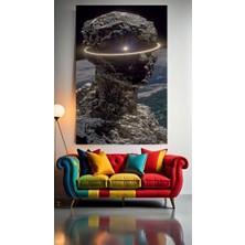 Özkacar Group Dünya Dışı Karakter V1 Ev Duvar Salon Güzellik Salonu Ofis Dükkan Dekarasyon Kanvas Tablo