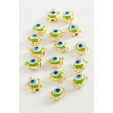 Zengezur Kaplumbağa Mineli Bileklik ve Kolye Ucu Aparatı 1 Adet-Mavi