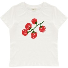 Tomatoes Baskılı Baby Tee Crop Top