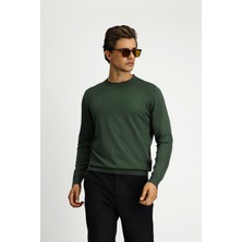 Bisiklet Yaka Regular Fit Triko Kazak