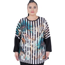 Kadın Büyük Beden Oversize Salaş Bluz Tunik