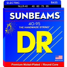 DR Strings DR NLLR-40 Sunbeam 4 Telli Bas Gitar Teli (Extra Light 40-95)