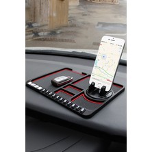 Siyah Araç Içi Kaydırmaz Pad, Telefon ve Numaratör Tutucu, Düzenleyici Ürün