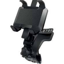 360° Dönebilen Araç Içi Telefon Tutucu Siyah, Güçlü ve Pratik Tasarım