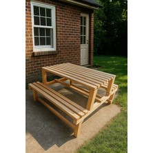 Dekorela Ahşap Piknik Bank