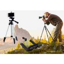 Tripod : Telefon ve Kamera Tutucu Ayak + Telefon Tutucu - 105CM
