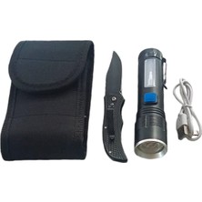 F-91 Zoomlu Xhp-50 Güçlü Işık Taşıma Çantalı 2,li Set