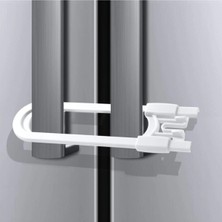 Çocuk Koruma Kilidi - Slide Dolap Çekmece Kilidi Sürgülü Kilit