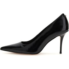 Guess Prindy Kadın Siyah Deri Topuklu Ayakkabı FLFPRNLEP08-BLACK