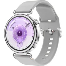 Huawei Watch Gt6 41MM Ile Uyumlu Yumuşak Purelux Soft Tokalı Silikon Kordon