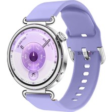 Huawei Watch Gt6 41MM Ile Uyumlu Yumuşak Purelux Soft Tokalı Silikon Kordon