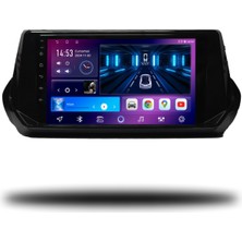 Carplayer Peugeot 2008 2020-2022 Uyumlu Android Multimedya 4gb Ram 32GB Hafıza