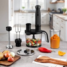 Çok Fonksiyonlu Mutfak Robotu Siyah, Pratik ve Güçlü Tasarım