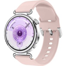 Huawei Watch Gt6 41MM Ile Uyumlu Yumuşak Purelux Soft Tokalı Silikon Kordon