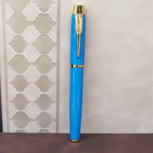 Akıllı Durak Turkuaz Metal Roller Kalem