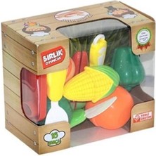 16 Parça Kesilebilen Meyve Sebze Oyun Seti