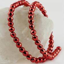 Zeroshop 6 mm Fasetli Hematit Taşı-Yeşil