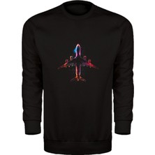 Neon Uçak Unisex Sweatshirt