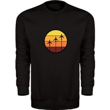 Uçak Tasarım Unisex Sweatshirt