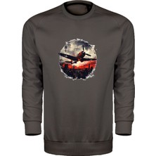 Klasik Uçak Unisex Sweatshirt