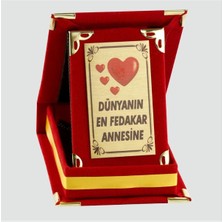 Zeroshop Dünyanın En Fedakar Annesine Plaketi-Kırmızı