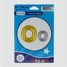 Zeroshop Sarı Renkli 40X100 Harfli Folyo Balon-O