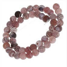 Zeroshop Akik Taşı Mat 8 Mm-Renkli