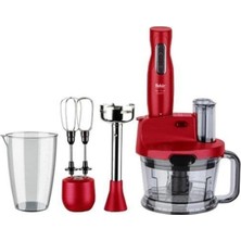 Kırmızı Turbo Blender Seti, Güçlü ve Şık Tasarım, Yüksek Performans