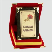 Zeroshop Canım Annem Plaketi-Kırmızı