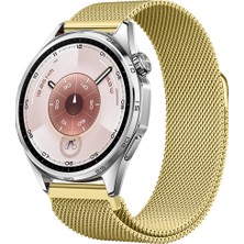 Huawei Watch Gt6 46MM Uyumlu Manyetik Milanese Loop Metal Kordon