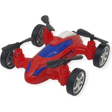 Sürtmeli Drone Araba Hareketli Pervane - Kırmızı (Lisinya)