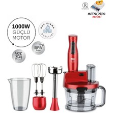 1000 W Çeyizlik Çok Fonksiyonlu Mutfak Robotu ve Blender Seti, Buz Kırma Özelliği