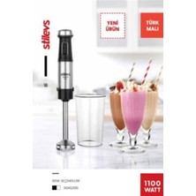 Şef x Paslanmaz Çelik El Blender Seti, 2 Parça, Şık ve Kullanışlı Tasarım