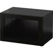 Raf Ünitesi, Venge-Siyah-Kahverengi-Şeffaf Cam, 60X40X38 Cm, Sındvık